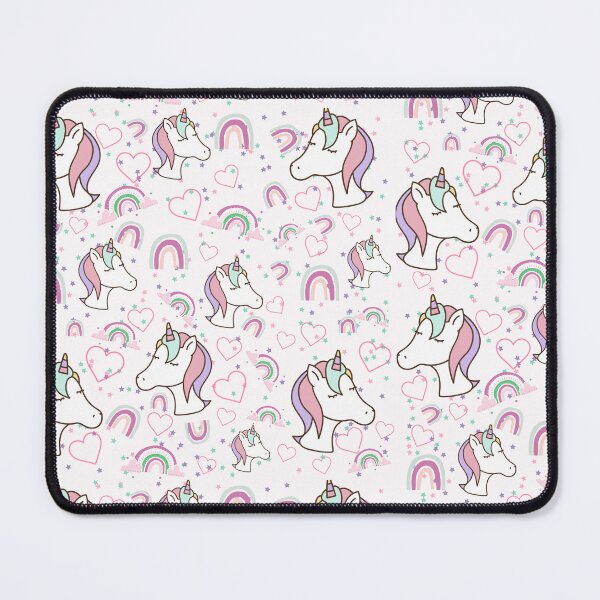 Item preview, Cute Pink & Purple Unicorn Girl & feminine Obsessed Pattern for Decor designed and sold by By Roqia.
