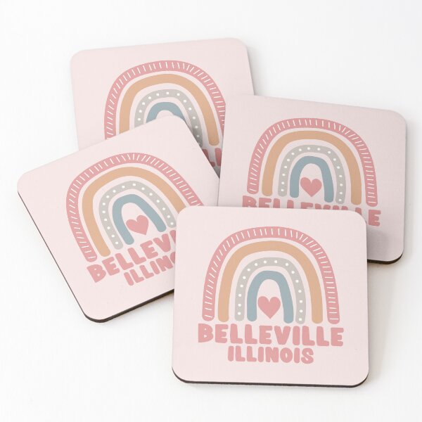 Item preview, Belleville Illinois Cute Boho Rainbow designed and sold by Krysanthe.