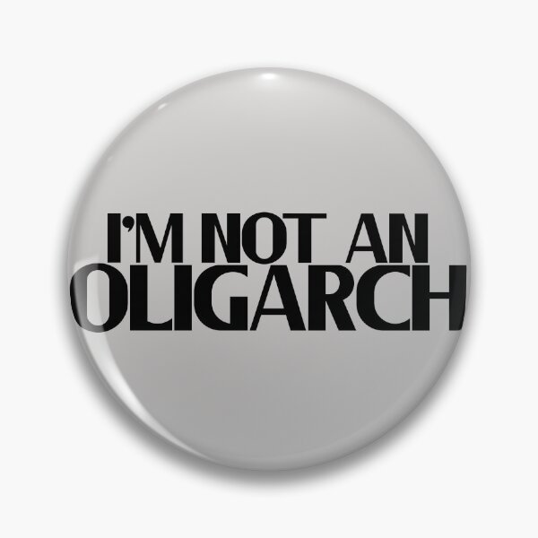 Item preview, Im Not An Oligarch - Bold Black Text designed and sold by Chubuter.