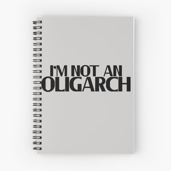 Item preview, Im Not An Oligarch - Bold Black Text designed and sold by Chubuter.