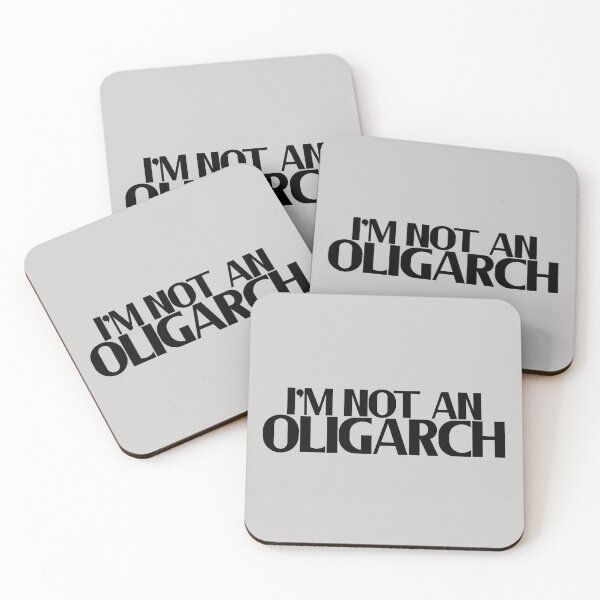 Item preview, Im Not An Oligarch - Bold Black Text designed and sold by Chubuter.