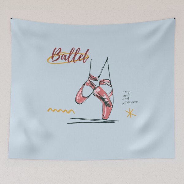 Item preview, Ballet Day Keep Calm and Pirouette For Ballerina Ballet Dancer Girls and Woman ballet Gift  designed and sold by SweetbeStore.