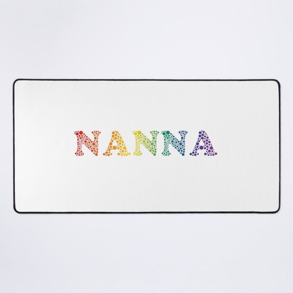 Item preview, Nanna name - fun Rainbow Bubbles LGBT pride design designed and sold by NameTheory.