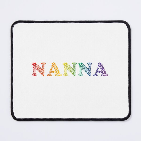 Item preview, Nanna name - fun Rainbow Bubbles LGBT pride design designed and sold by NameTheory.