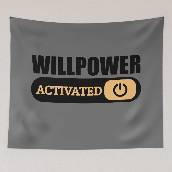 Item preview, Willpower Activated designed and sold by Curator Nation.