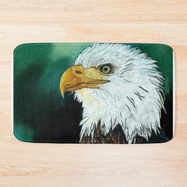 Item preview, Eagle with bible verse wait for the lord soar on wings like eagles designed and sold by CharisCreations.
