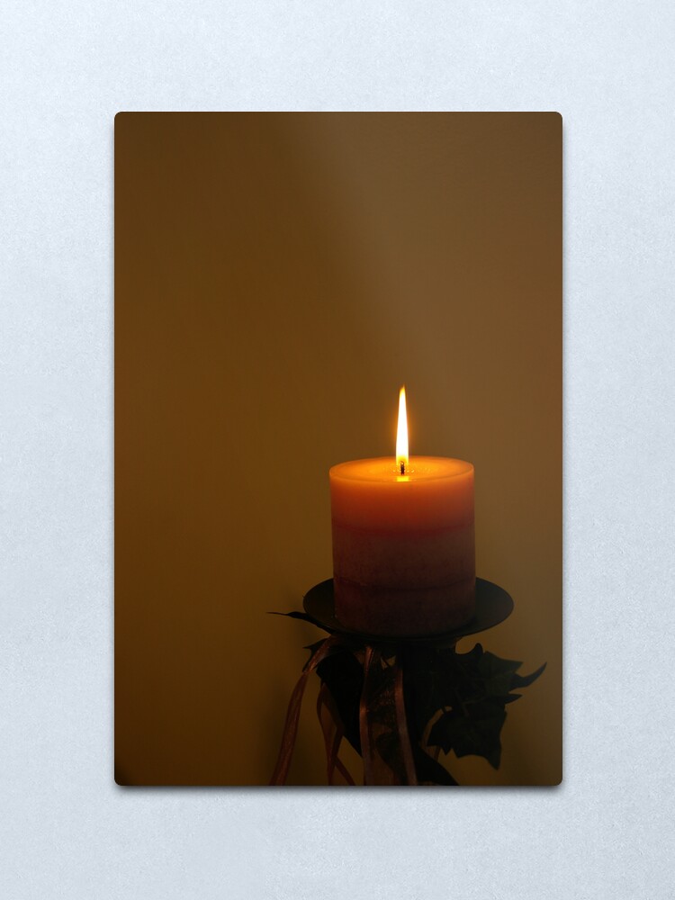 Alternate view of The corner candle Metal Print