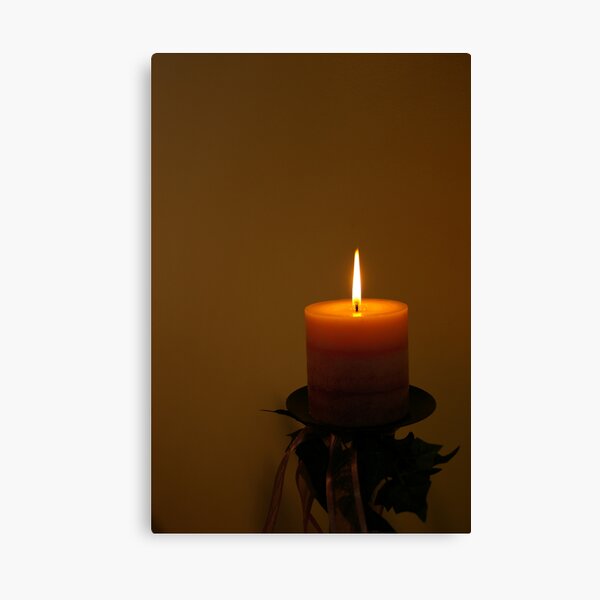 The corner candle Canvas Print