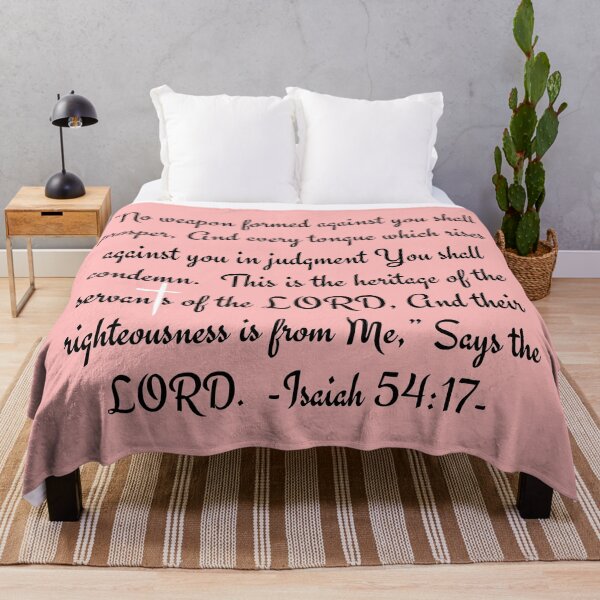 Item preview, Bible Verse Isaiah 54:17 designed and sold by Nancyanna.