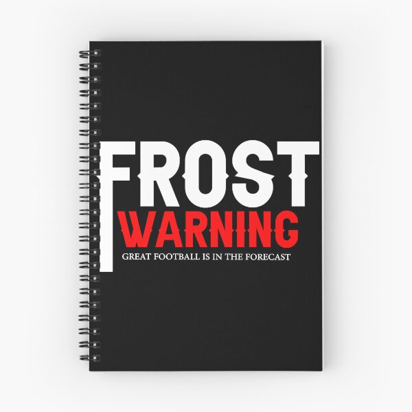 Item preview, Frost Warning (Black) Red Shirt Volleyball Sticker designed and sold by samirdari7.