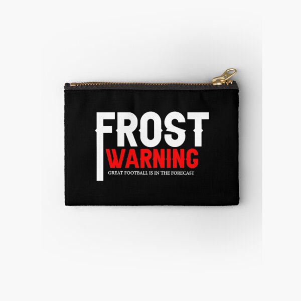 Item preview, Frost Warning (Black) Red Shirt Volleyball Sticker designed and sold by samirdari7.