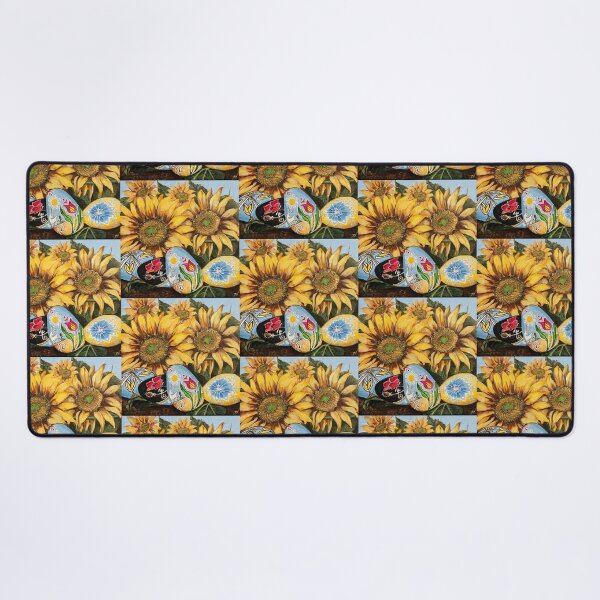 Item preview, Ukrainian Pysanka & Sunflowers For UNICEF designed and sold by Nora Lee Illustrations.