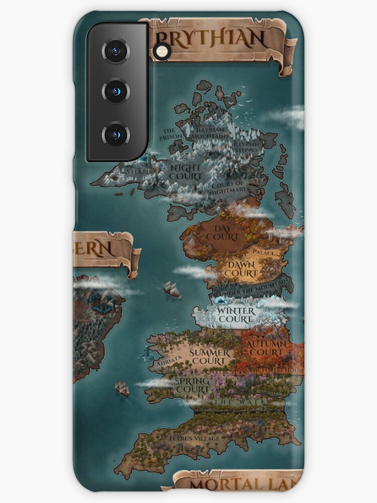 Prythian Map (ACOTAR) | Samsung Galaxy Phone Case