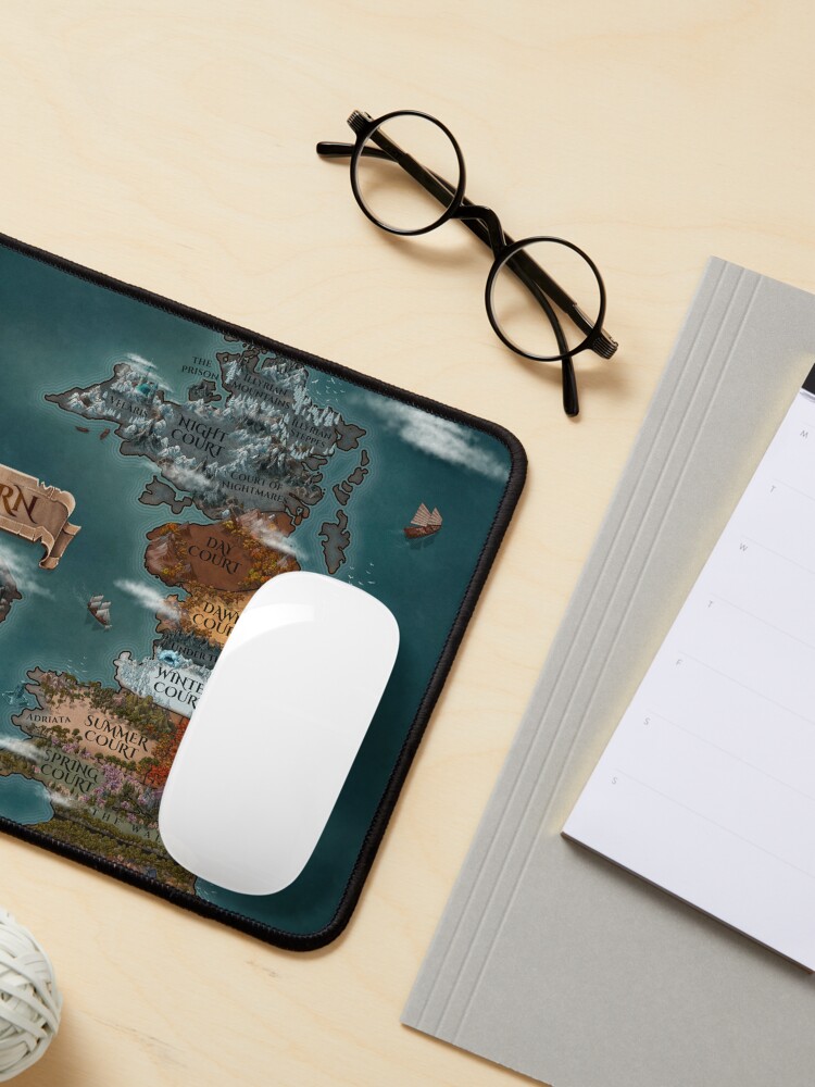 Prythian Map (ACOTAR) Mouse Pad for Sale by P-dulcis