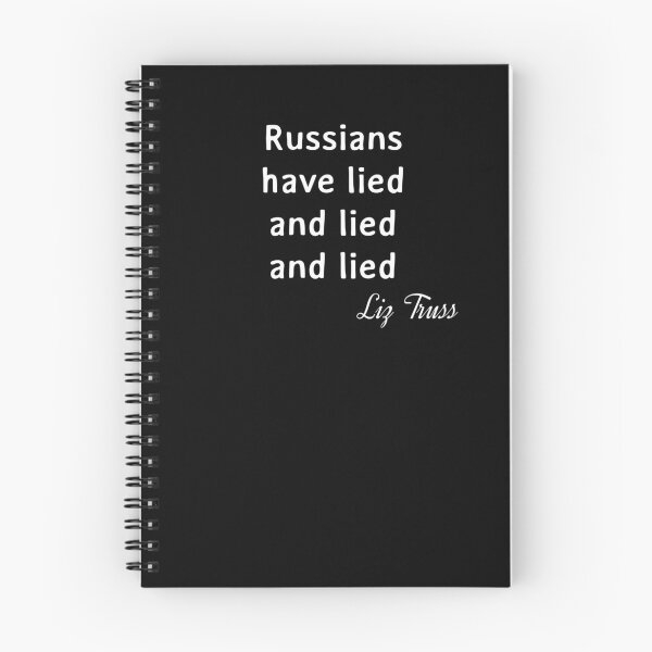 Item preview, Russians have lied and lied and lied. Liz Truss designed and sold by IuriiVlasenko.