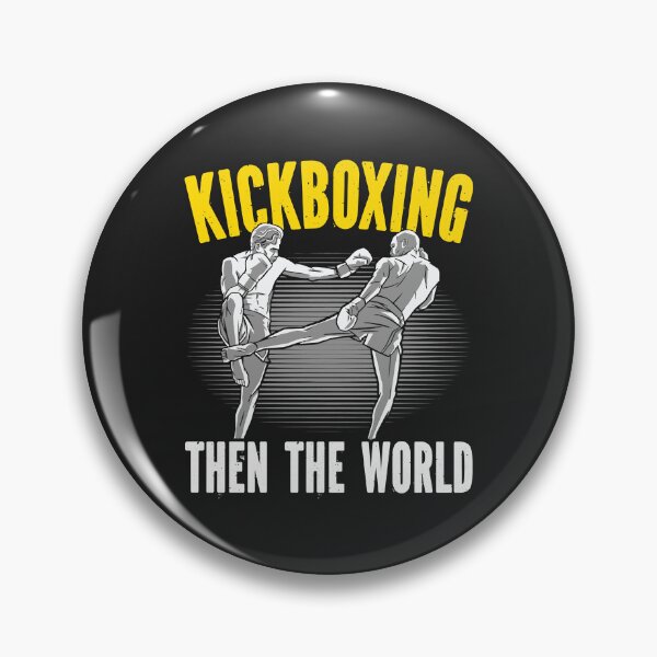Item preview, Kickboxing Then The World Kickboxer Combat Fighting Long Sleeve designed and sold by PootinTuon.