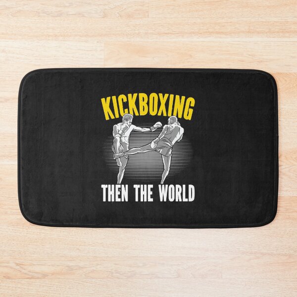Item preview, Kickboxing Then The World Kickboxer Combat Fighting Long Sleeve designed and sold by PootinTuon.