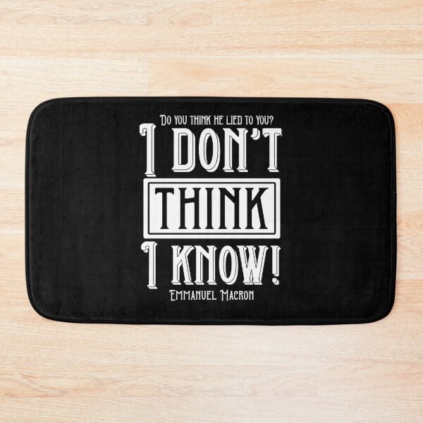 Item preview, I don't think, I know! Classic Poster designed and sold by BlancaAnaya.