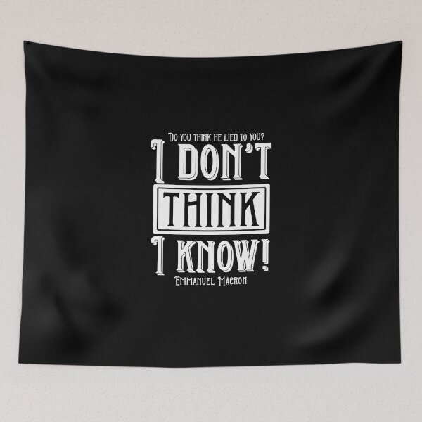 Item preview, I don't think, I know! Classic Poster designed and sold by BlancaAnaya.