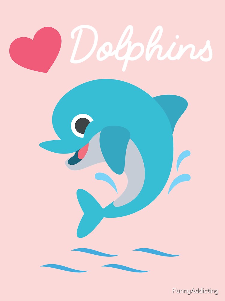 : Dolphins Are Awesome Cute Dolphin Lover Quote Saying Graphic  T-Shirt : Clothing, Shoes & Jewelry