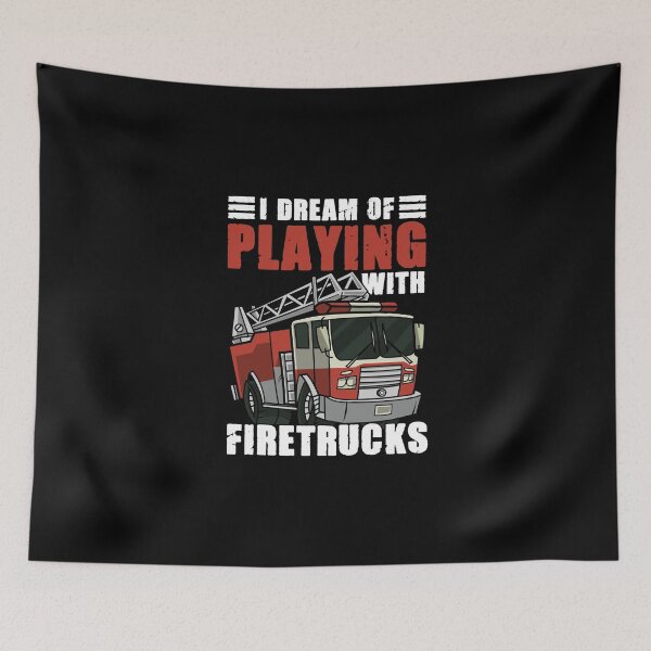 Item preview, Firefighting Fire Trucks For A Future Fireman Firefighter designed and sold by Nessshirts.