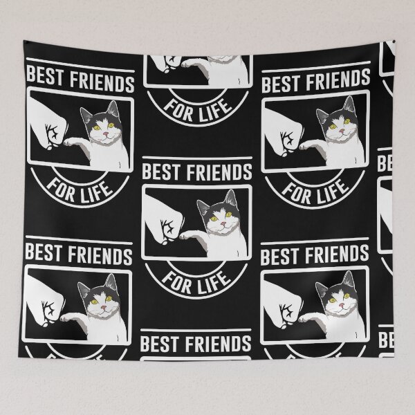 Item preview, Cat Is Best Friend For Life designed and sold by LittleDuckk.