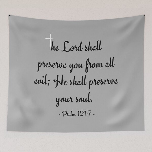 Item preview, Bible Verse Psalm 121 7 designed and sold by Nancyanna.