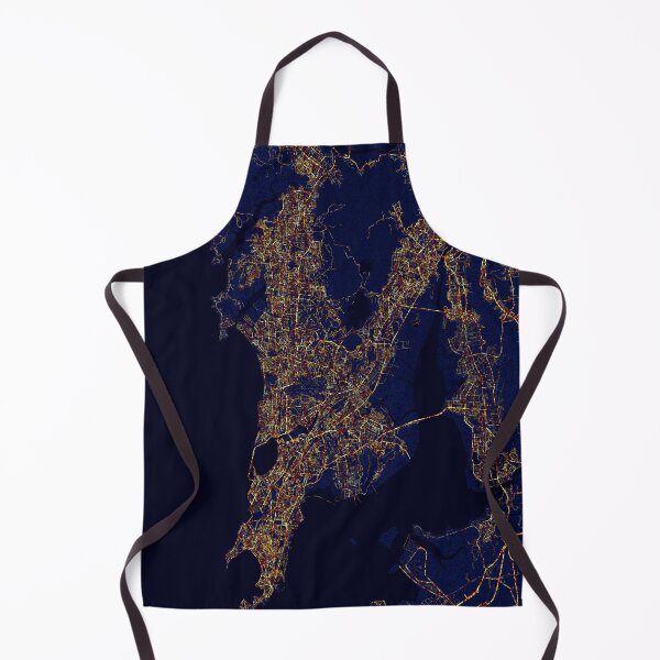 Item preview, Mumbai, India Map - City At Night designed and sold by deMAP.