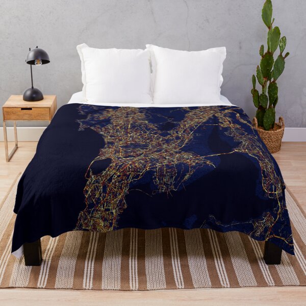 Item preview, Mumbai, India Mapa - Ciudad de noche designed and sold by deMAP.