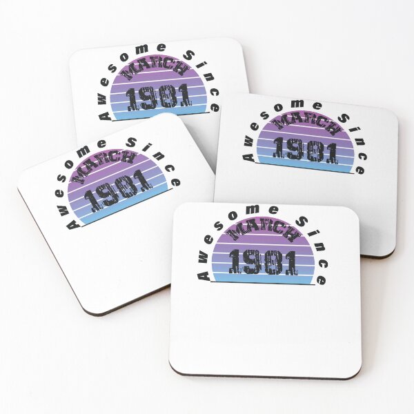Item preview, AWESOME SINCE MARCH 1981 41TH BIRTHDAY designed and sold by LunarVision.