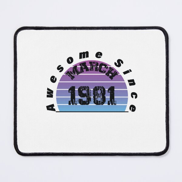 Item preview, AWESOME SINCE MARCH 1981 41TH BIRTHDAY designed and sold by LunarVision.