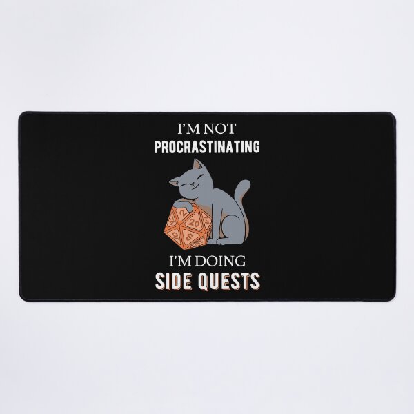 Item preview, I'm Not Procrastinating I'm Doing Side Quests III - RPG Gamer designed and sold by Lemon Pepper.