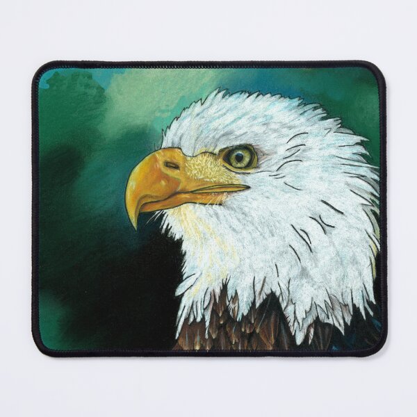 Item preview, Eagle with bible verse wait for the lord soar on wings like eagles designed and sold by CharisCreations.