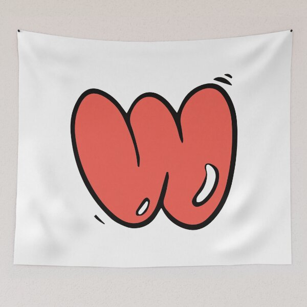 Item preview, Ornamental Letter W, Monogram Letter Ornament, Graffiti Letters designed and sold by PROMEN Creativity.