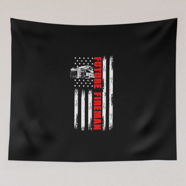 Item preview, American Flag Firefighter For A Firefighting Future Fireman designed and sold by Nessshirts.