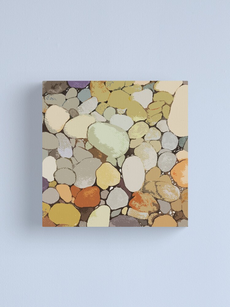 Alternate view of Beach Stones Canvas Print