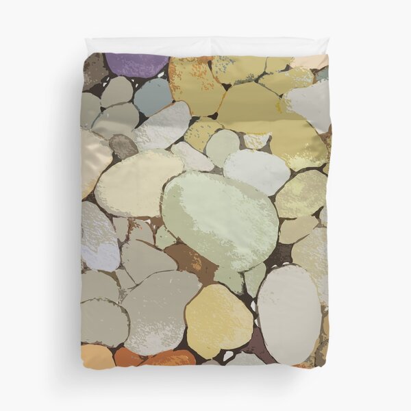 Beach Stones Duvet Cover