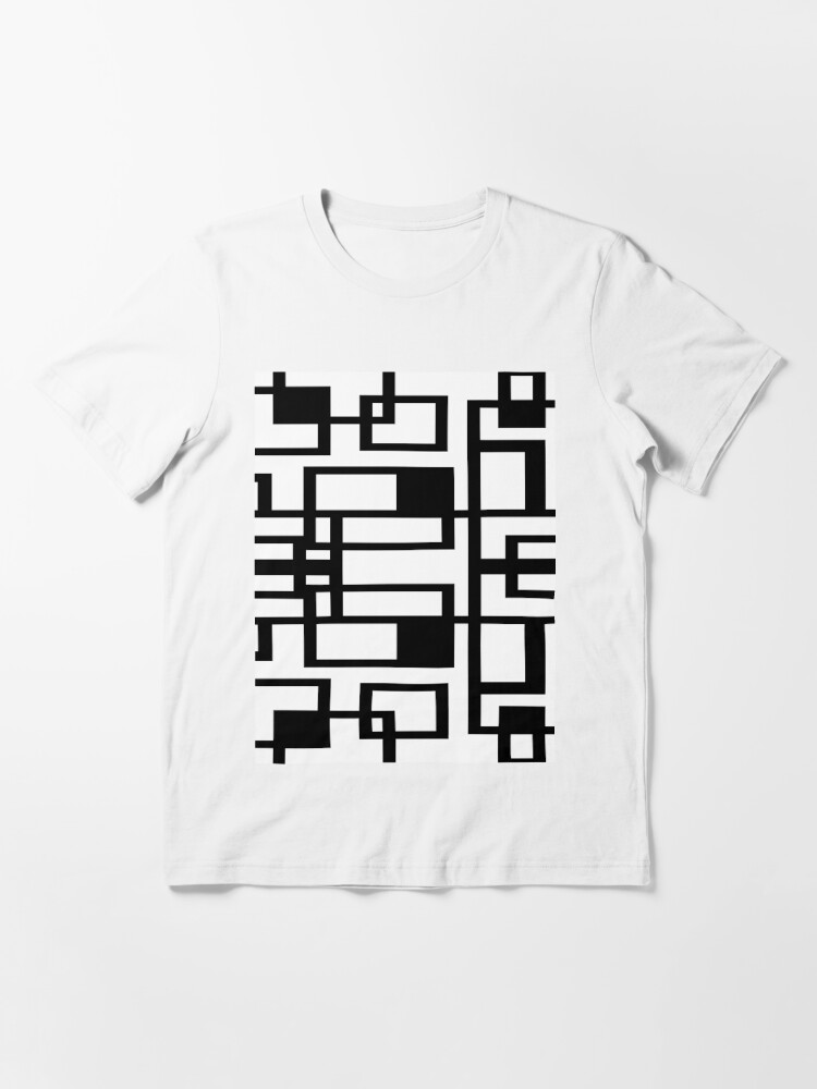 Four Squares intersecting Tilted - Black' Kids' T-Shirt