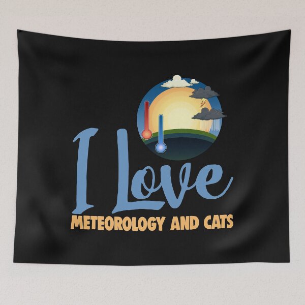 Item preview, I Love Meteorology And Cats designed and sold by Bendthetrend.