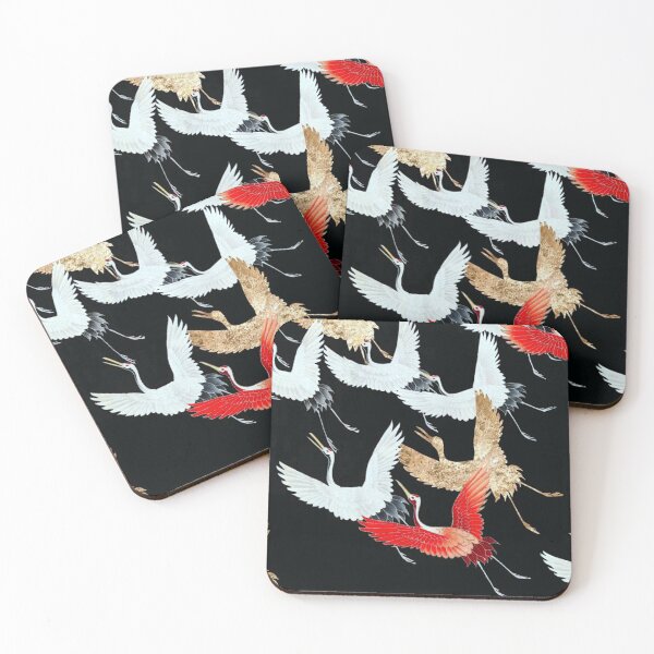 Item preview, White and Red Japanese Cranes designed and sold by RyanCaudell.