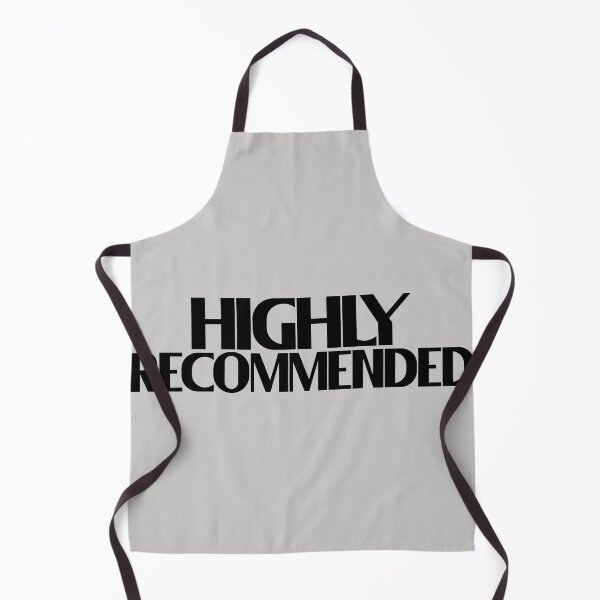 Item preview, Highly Recommended - Bold Black Text designed and sold by Chubuter.