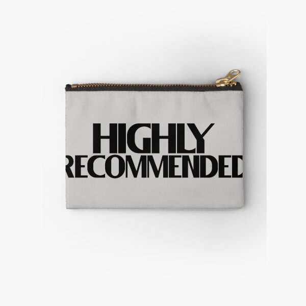 Item preview, Highly Recommended - Bold Black Text designed and sold by Chubuter.
