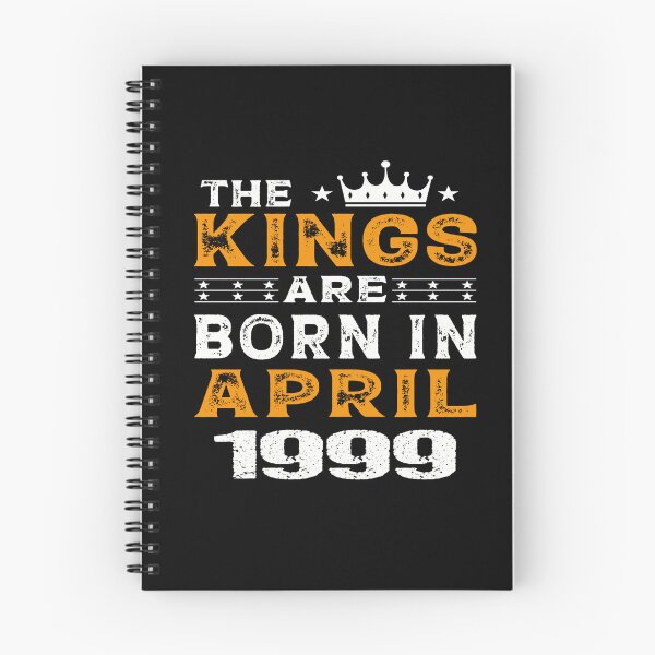 Artikelvorschau, lustiges Geburtstagszitat, die Könige sind im April 1999 geboren, cooles Geburtstagsgeschenk entworfen und verkauft von SmileYreAmazing.