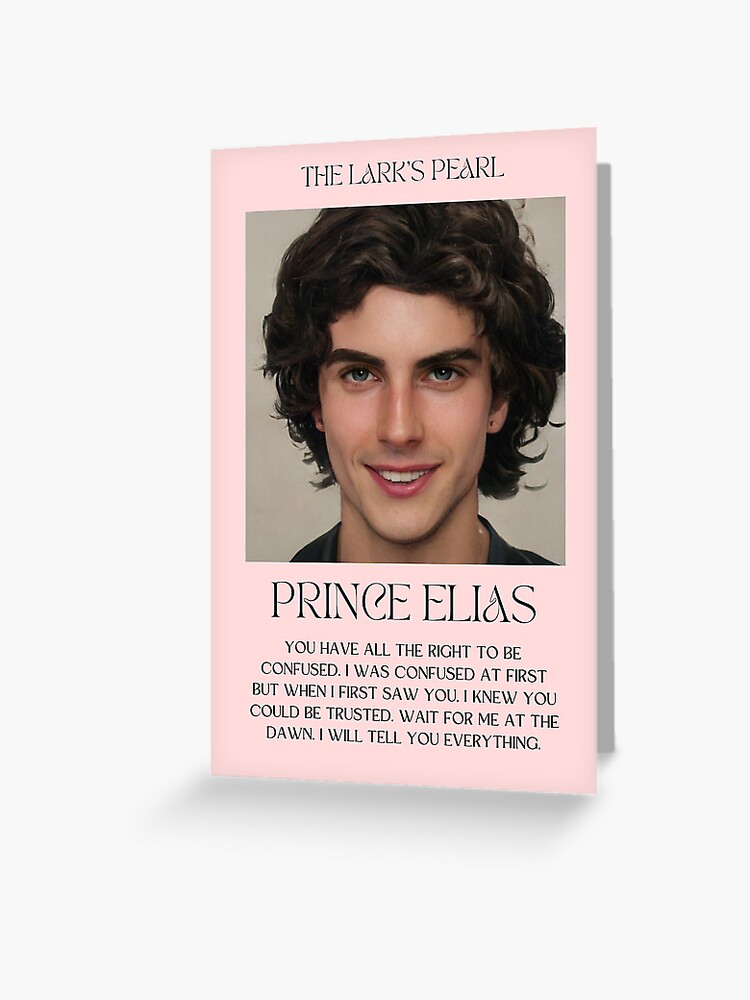 Thumbnail 1 of 2, Greeting Card, The Lark's Pearl Character Art: Prince Elias designed and sold by RockWinterRec.