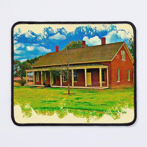 Item preview, Jensen Alvarado Ranch in Jurupa Valley - watercolor painting designed and sold by NickoPrints.