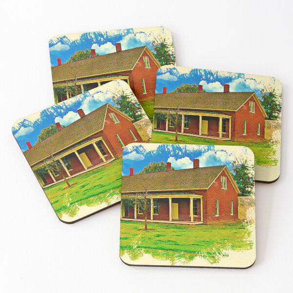 Item preview, Jensen Alvarado Ranch in Jurupa Valley - watercolor painting designed and sold by NickoPrints.