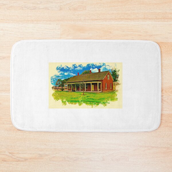 Item preview, Jensen Alvarado Ranch in Jurupa Valley - watercolor painting designed and sold by NickoPrints.