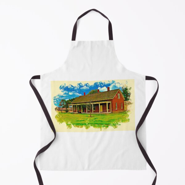 Item preview, Jensen Alvarado Ranch in Jurupa Valley - watercolor painting designed and sold by NickoPrints.
