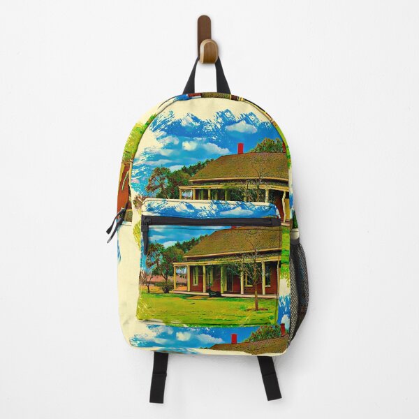 Item preview, Jensen Alvarado Ranch in Jurupa Valley - watercolor painting designed and sold by NickoPrints.