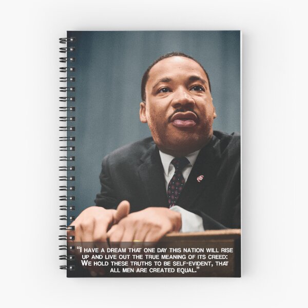 Item preview, Martin Luther King Jr With Quote I Have A Dream - Hand Colored Photograph designed and sold by MonochromaKey.